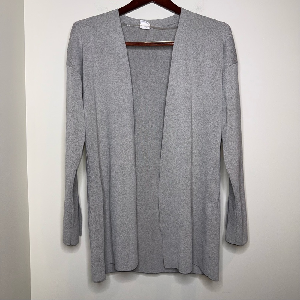 Lole Gray Knit Cardigan Sweater - Picture 3 of 10